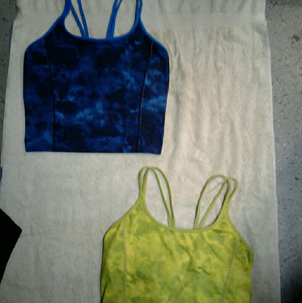 2  nike swim tops